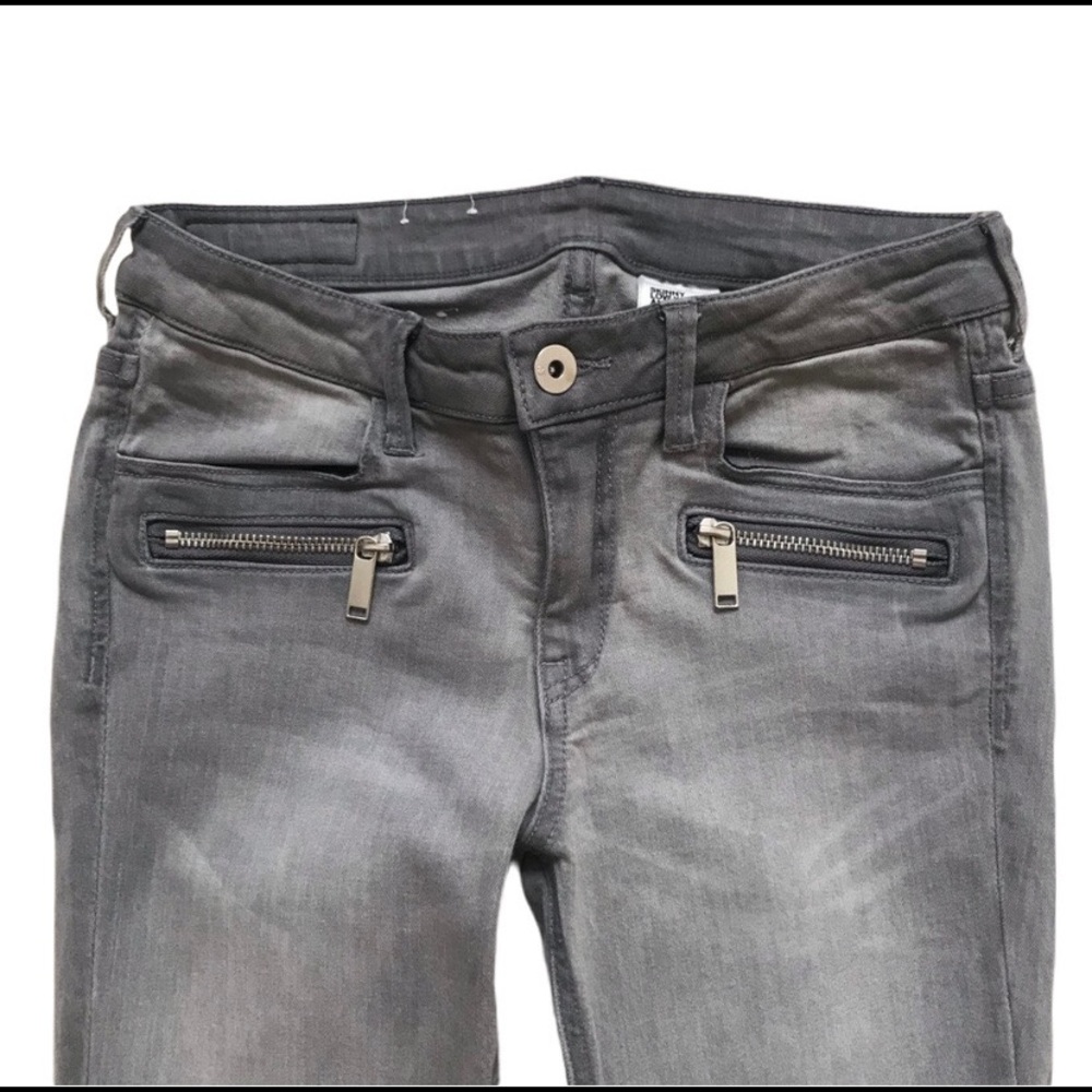 H&M Gray Moto Jeans Size 26 - Picture 4 of 8
